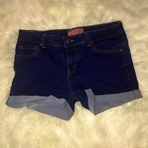 Denim jean shorts